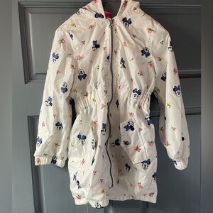 Girls size 5 Minnie Mouse Raincoat